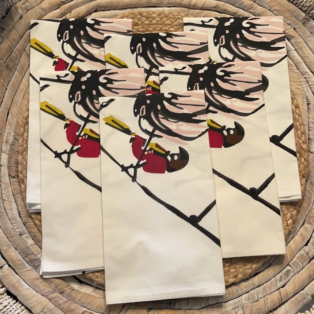 Crate & Barrel Mum’s the Bird Napkins